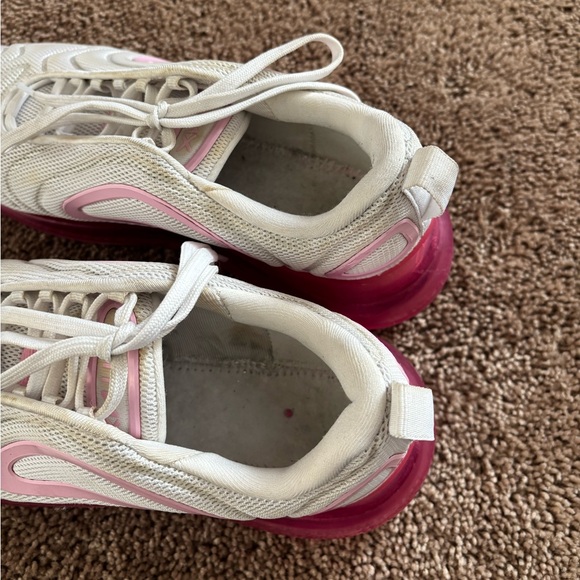 Nike Air Max 720 Pink and White Sneakers - Picture 5 of 8